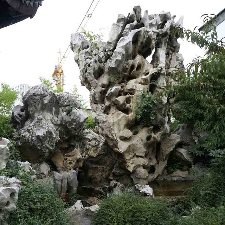 天然太湖石假山 园林景观中的天然艺术品